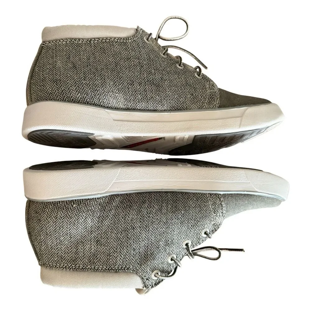 Eddie Bauer Rivet Chukka Shoes Mens Sz 11.5 Chrome Gray Ankle Lace Up Sneaker